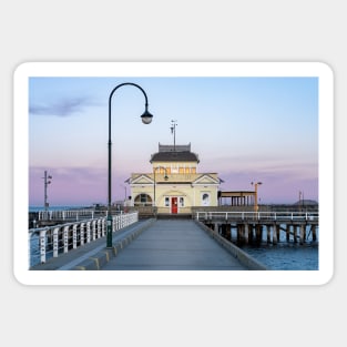 St Kilda Pier Morning Sticker